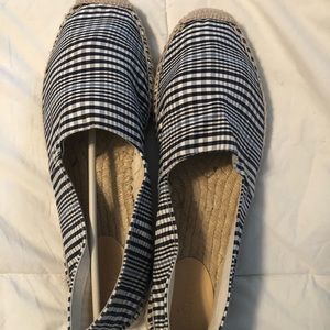 J Crew Espadrille Flats NWOT Size 11
